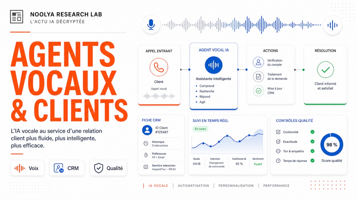 Couverture éditoriale Le futur des interfaces : comment les agents vocaux transforment la relation client